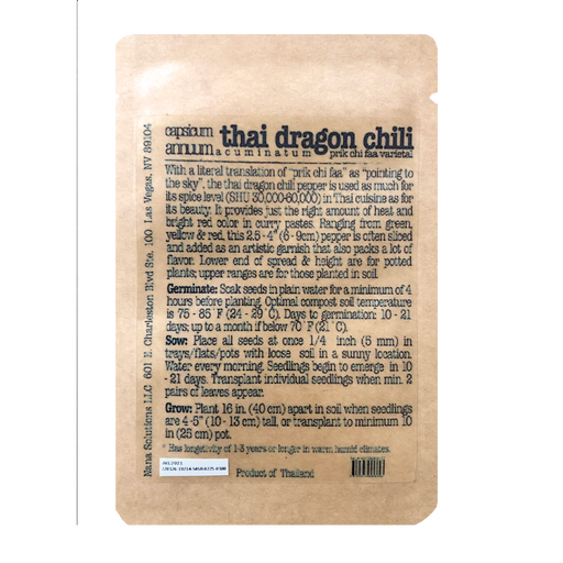 Thai Dragon Chili Pepper Seeds 